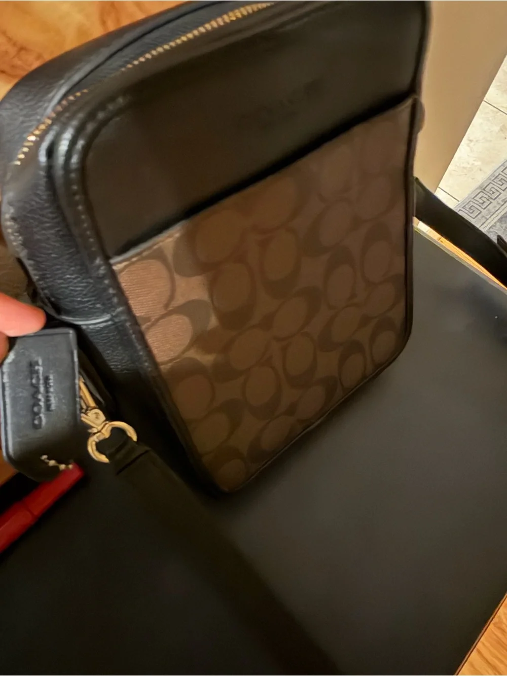 Coach compact messenger